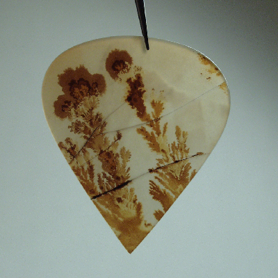 All Natural Fine Quality Pear Fern Dendritic Agate India Litnon.com