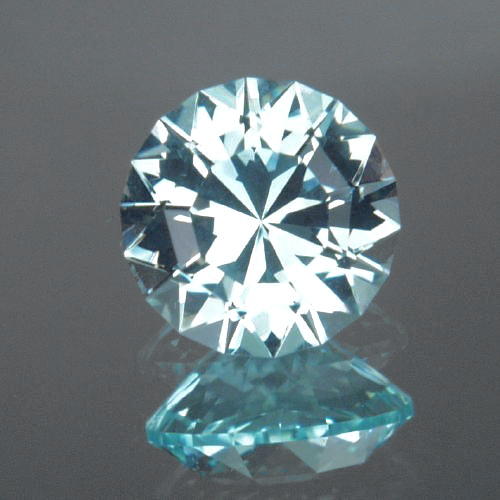 USA Cut Brilliant Soft Blue Aquamarine 4.38 ct  Litnon.com