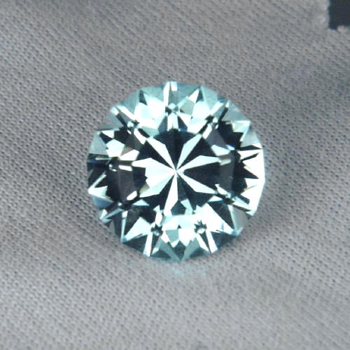 USA Cut Brilliant Soft Blue Aquamarine 4.38 ct  Litnon.com