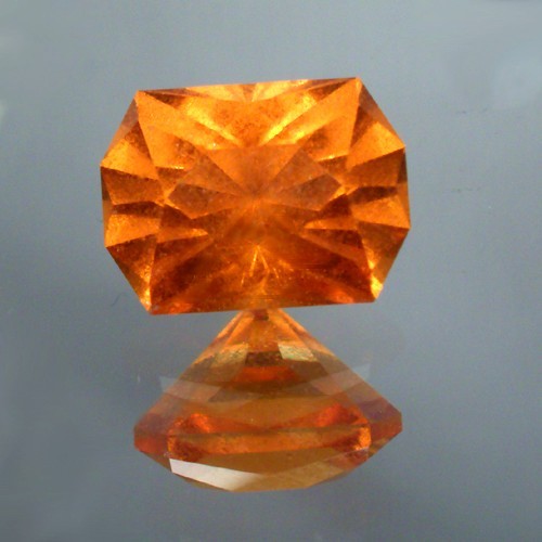 USA Cut Rare Golden Orange Afghan Grossular Garnet  Litnon.com