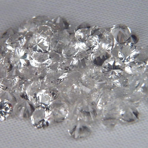 Close Out Top Cut White Topaz 4 mm Rounds $2.00 ea  Litnon.com