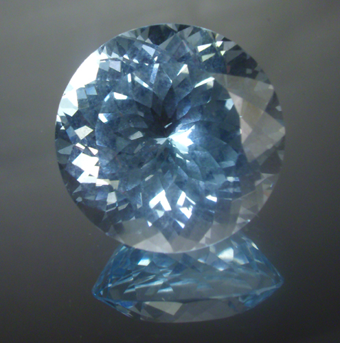Top Cut Natural Color  Nigeria Blue Topaz 11.81 ct  Litnon.com