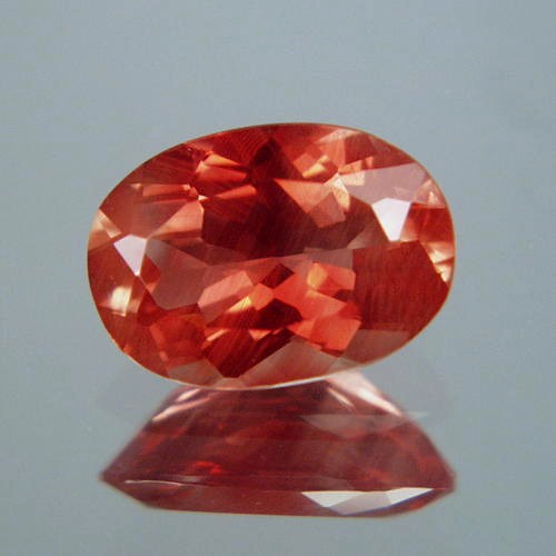 $NR$ Big and Bright Gem Red Orange Andesine 5.04 ct  Litnon.com