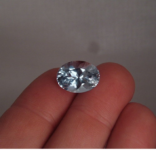 Top Cut Natural Color  Nigeria Blue Topaz 11.28ct  Litnon.com