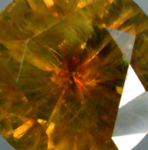 Rare inclusions Color Shift Russian Demantoid Garnet Litnon.com