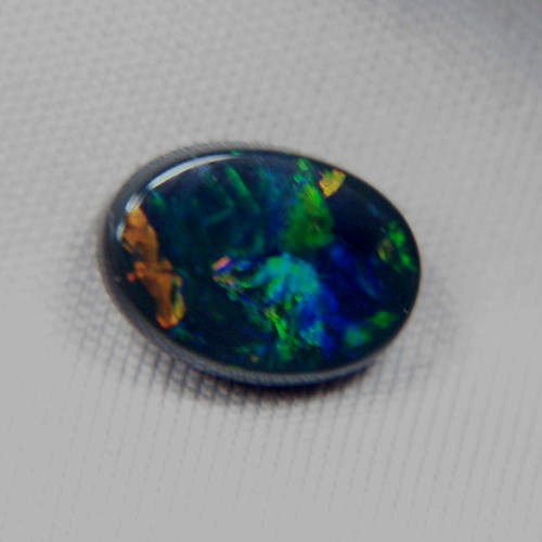 Color Natural Solid Black Lightning Ridge Opal  Litnon.com