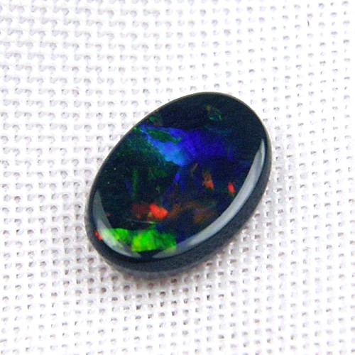 Color Natural Solid Black Lightning Ridge Opal  Litnon.com