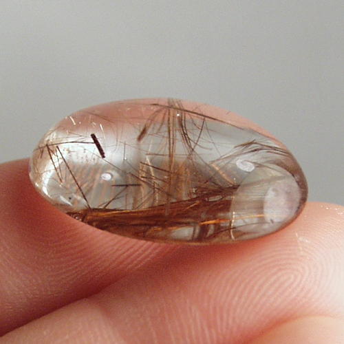 Big Brazil Rutilated Quartz Cabochon 35.0 ct  Litnon.com