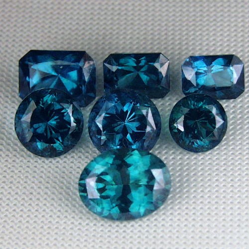 Blue - Green Diffused Nigeria Topaz Lot 11.68 ct  Litnon.com