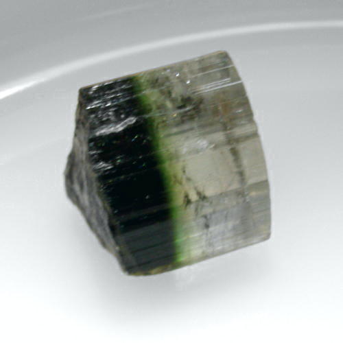 Tri - Color Achroite Shorl Tourmaline Crystal Afganistan Litnon.com