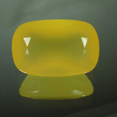 Big Cushion Cut Natural Tanzanian Yellow Opal Litnon.com