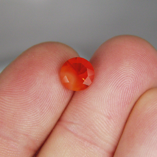 Fine Color and Cut Orange Mexican Fire Opal 1.12ct  Litnon.com