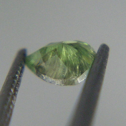 Perfect Horsetail Inclusions Russian Demantoid Garnet GL Litnon.com