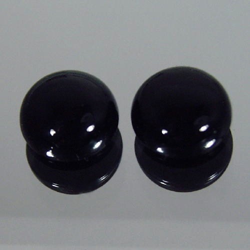 Top Cut and Polish Matched Black Onyx Cabs 10 mm  Litnon.com