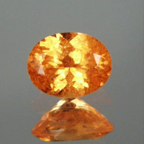 Bright Color True Mandarin Orange Spessartite Garnet GL Litnon.com