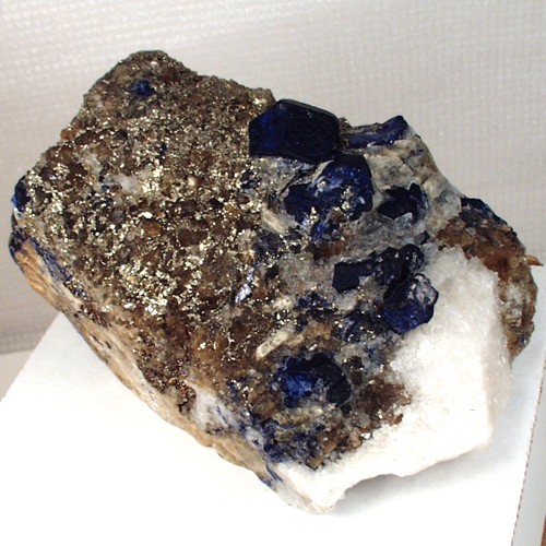 Rare Quality Lapis - Lazuli Lazurite Pyrite Cabinet Specimen Litnon.com
