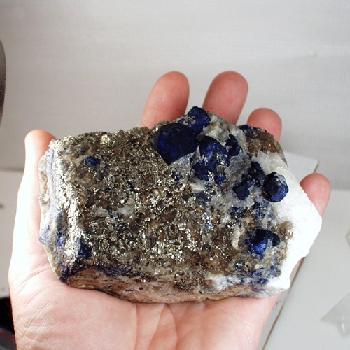 Rare Quality Lapis - Lazuli Lazurite Pyrite Cabinet Specimen Litnon.com