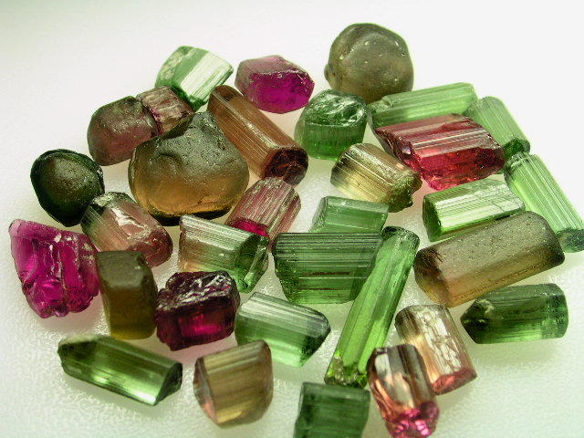 Multi-color Top Facet Grade Tourmaline Lot 223 carats  Litnon.com