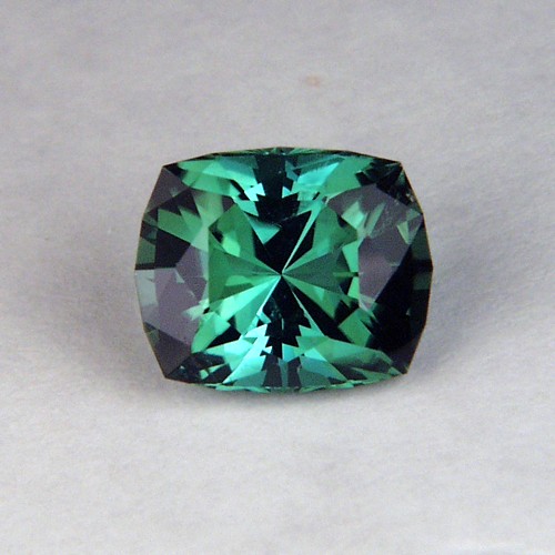 Top Cut and Dichroic Color Blue Green Afghan Tourmaline  Litnon.com