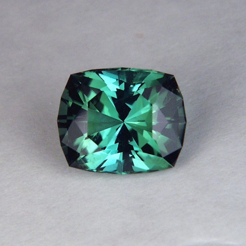 Top Cut and Dichroic Color Blue Green Afghan Tourmaline  Litnon.com