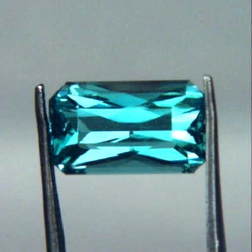  Neon Blue Color Top Cut Oyo Tourmaline 3.44 ct  Litnon.com