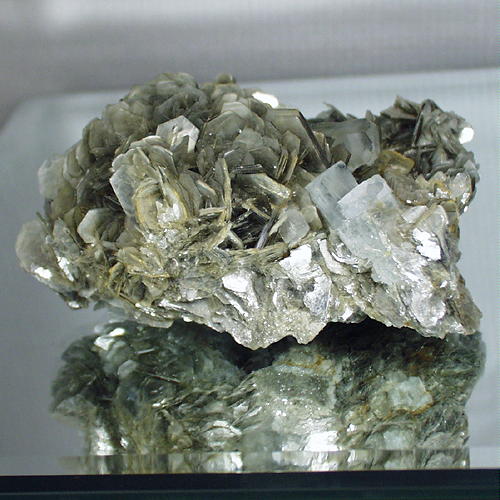 Collectors Quality Big Aquamarine and Muscovite Specimen Litnon.com