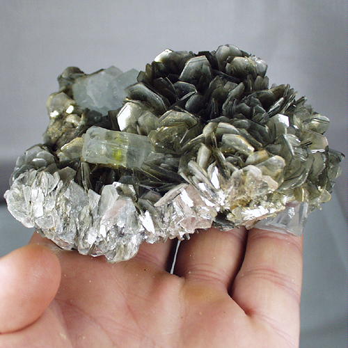 Collectors Quality Big Aquamarine and Muscovite Specimen Litnon.com