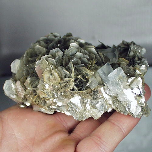 Collectors Quality Big Aquamarine and Muscovite Specimen Litnon.com