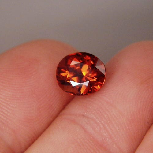 Cut Color and Fire Nigerian Spessartite Garnet 4.24 ct  Litnon.com