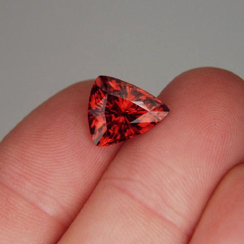 Cut, Color and Fire Red Orange Spessartite Garnet 7.46 ct  Litnon.com