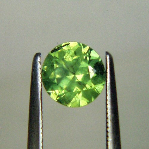 Brilliant Top Cut Natural Russian Demantoid Garnet GL Litnon.com