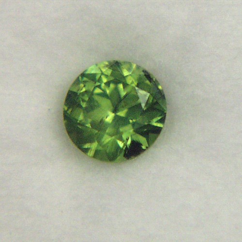 Brilliant Top Cut Natural Russian Demantoid Garnet GL Litnon.com