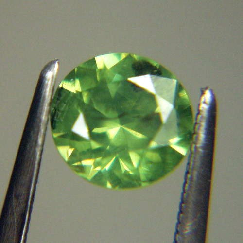 Brilliant Top Cut Natural Russian Demantoid Garnet GL Litnon.com