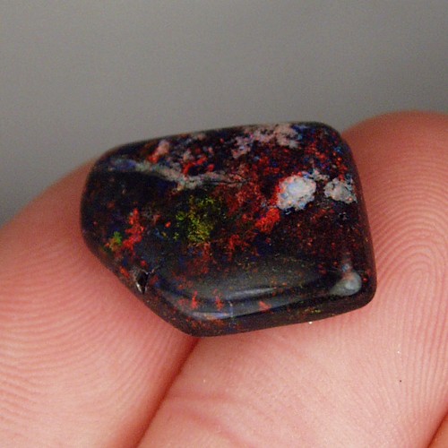 Color and Fire Adamooka Opal Free Form Cabochon. Litnon.com