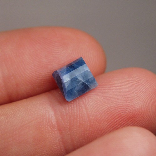 Rare Genuine Blue Afghanite Faceted Top Cab 4.06ct  Litnon.com