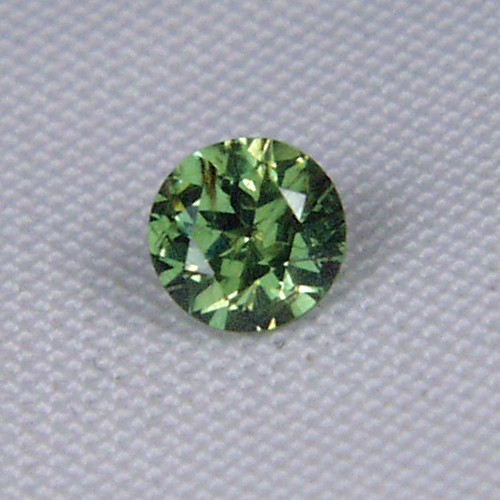 Brilliant Top Cut Natural Russian Demantoid Garnet GL Litnon.com