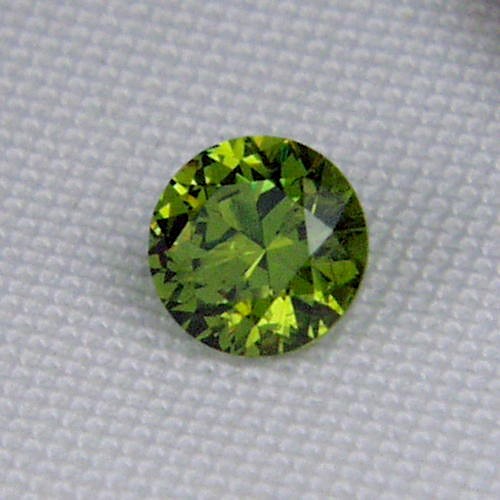 Brilliant Top Cut Natural Russian Demantoid Garnet GL Litnon.com
