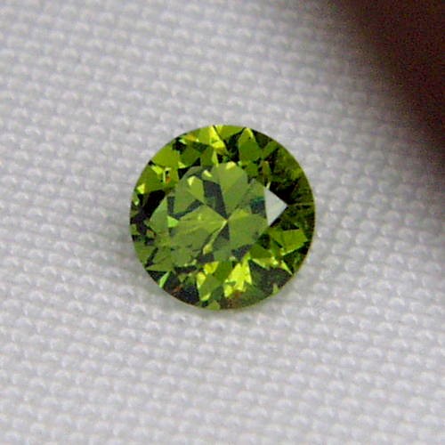 Brilliant Top Cut Natural Russian Demantoid Garnet GL Litnon.com