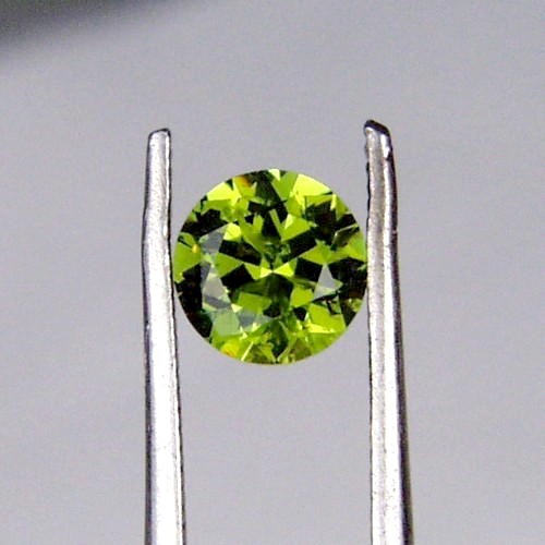 Brilliant Top Cut Natural Russian Demantoid Garnet GL Litnon.com