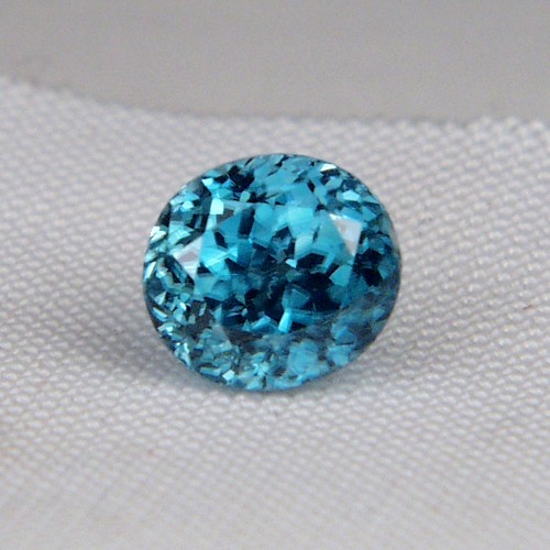 Top Gem Color Cambodian Blue Zircon 3.31 ct  Litnon.com