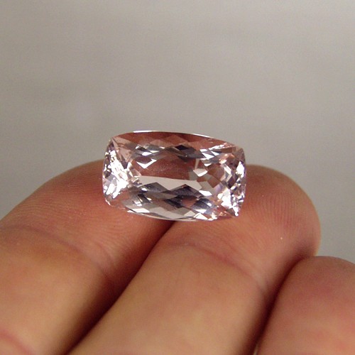 Big and Fine Color Morganite Afghanistan 12.46 ct  Litnon.com