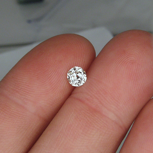 Antique ~ Vintage Old Mine Cut Diamond 0.59 ct  Litnon.com