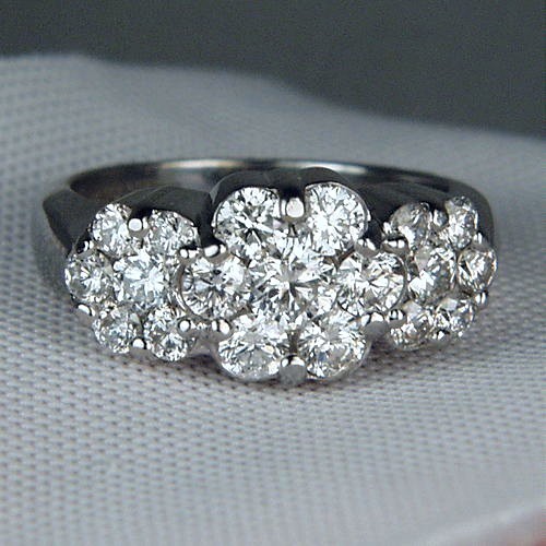 Quality Lds Diamond Fashion 14kt wg Ring 1.5ct  Litnon.com