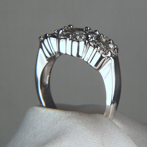 Quality Lds Diamond Fashion 14kt wg Ring 1.5ct  Litnon.com