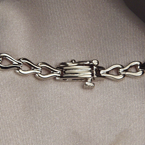 Ruby - Diamond Bracelet 14 kt White Gold  Litnon.com