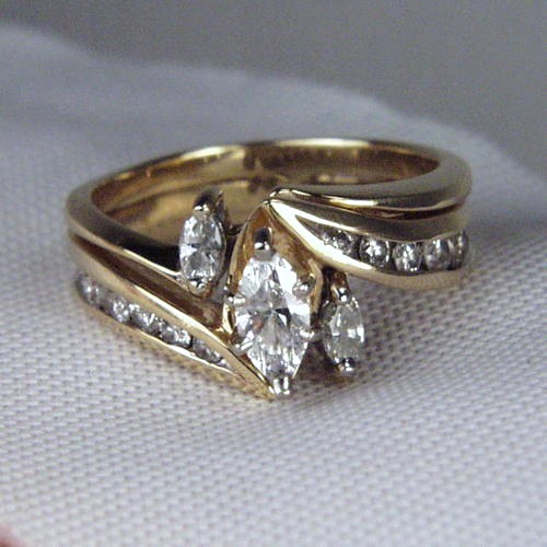 Estate Ladies I4 KT Diamond Engagement Ring  Litnon.com