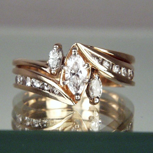 Estate Ladies I4 KT Diamond Engagement Ring  Litnon.com