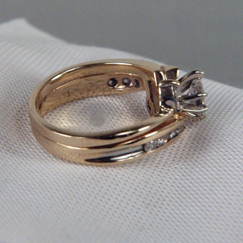 Estate Ladies I4 KT Diamond Engagement Ring  Litnon.com