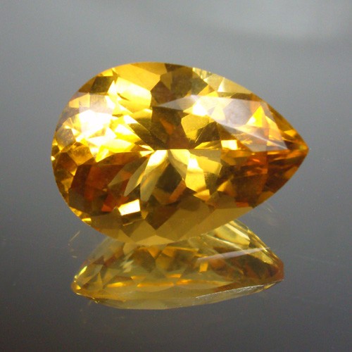Top Cut Natural Golden Citrine Brazil 6.40 ct  Litnon.com