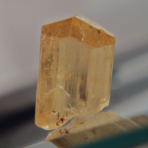 Rare Golden Scapolite Facet Grade Crystal Tanzania  Litnon.com